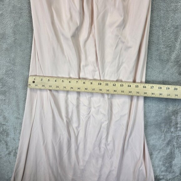 White by Vera Wang Gown Womens 4 Blush One Shoulder Formal Maxi Dress VW360513 - Picture 7 of 13